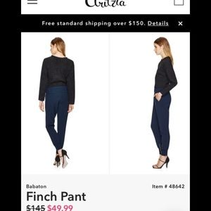 Babaton Finch pants in black XS
